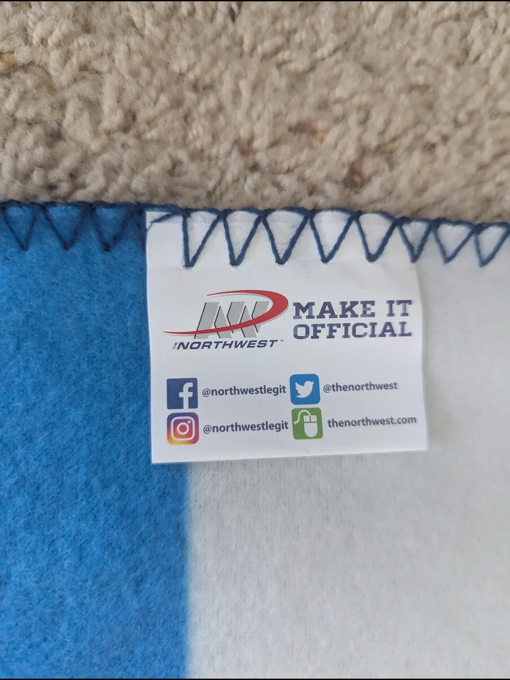NFL CHARGERS FOOTBALL  EST. 1960 │100% Polyester Fleece Throw │50